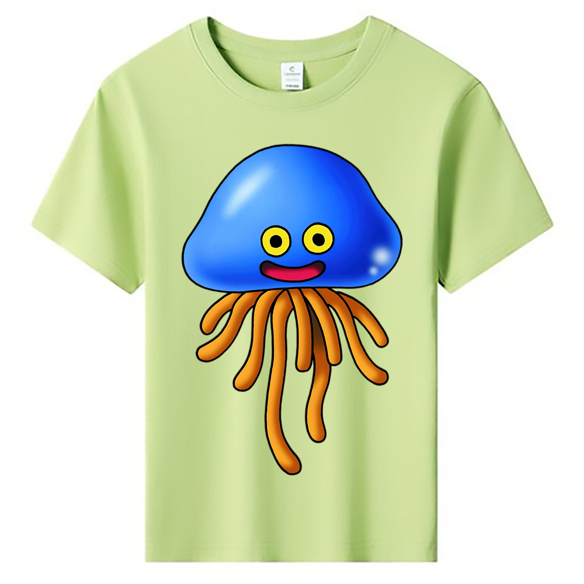 （画像用） ドラゴンクエスト Doragon Kuesuto Dragon Quest 綿100％キッズTシャツ（フロントプリント）